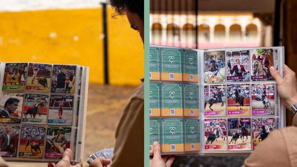 Album de cromos con los toreros