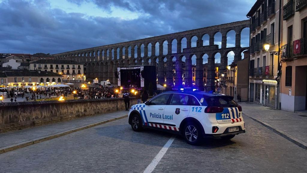 Un coche de la Policía Local de Segovia