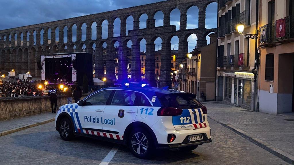 Un coche de la Policía Local de Segovia