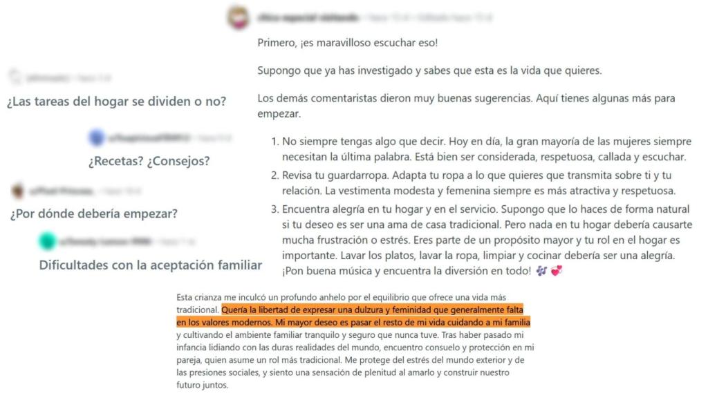 Comentarios extraídos de la comunidad, que acumula 3.200 miembros.