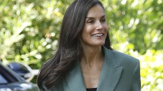 La reina Letizia en la mañana de este jueves, 5 de junio.