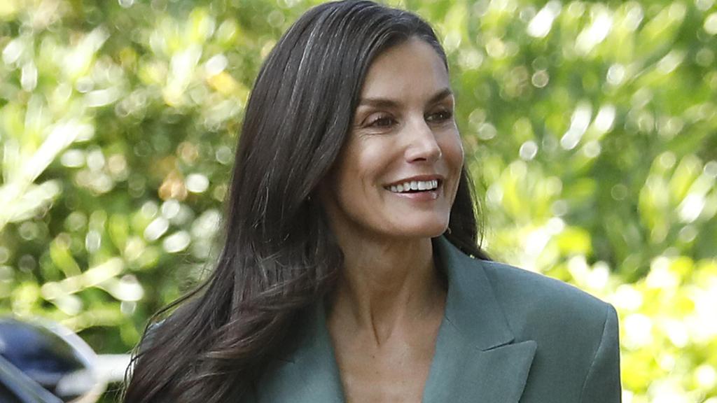 La reina Letizia en la mañana de este jueves, 5 de junio.