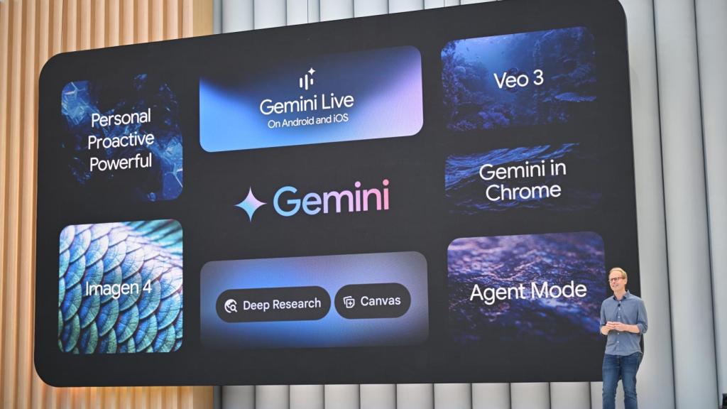 Presentación de Gemini en Google I/O