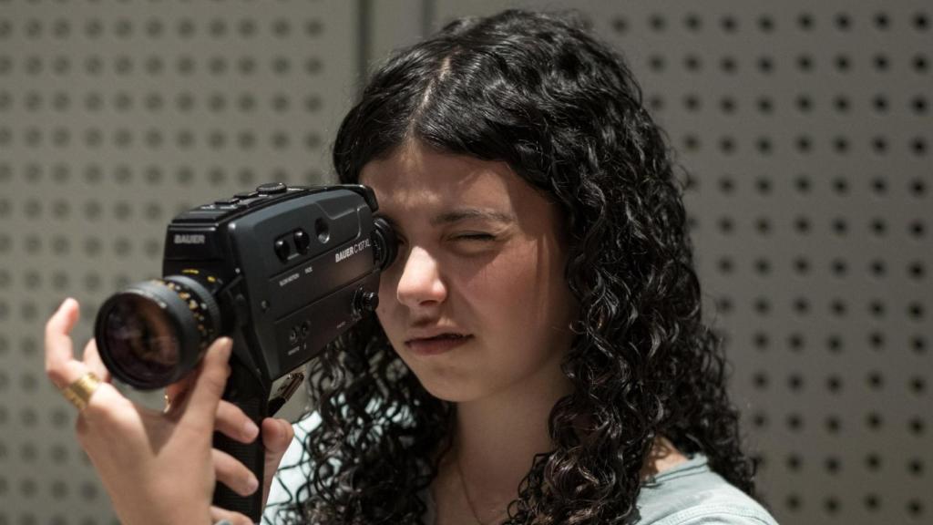 Sesión escolar sobre el Super 8 en el festival S8 de A Coruña