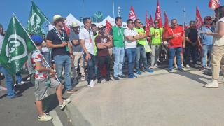 Lectura del manifiesto del Comité de Empresa.