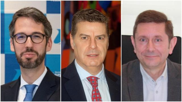 Roberto Alonso, Miguel Ángel Vázquez Taín y Manuel Galdo