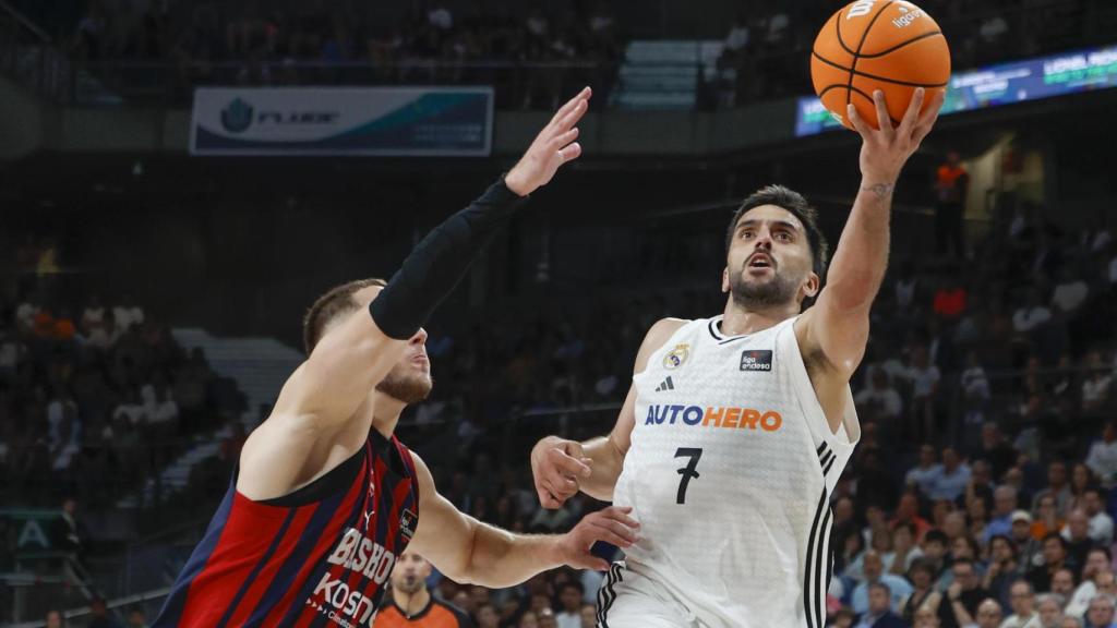 Campazzo, durante un partido contra Baskonia.