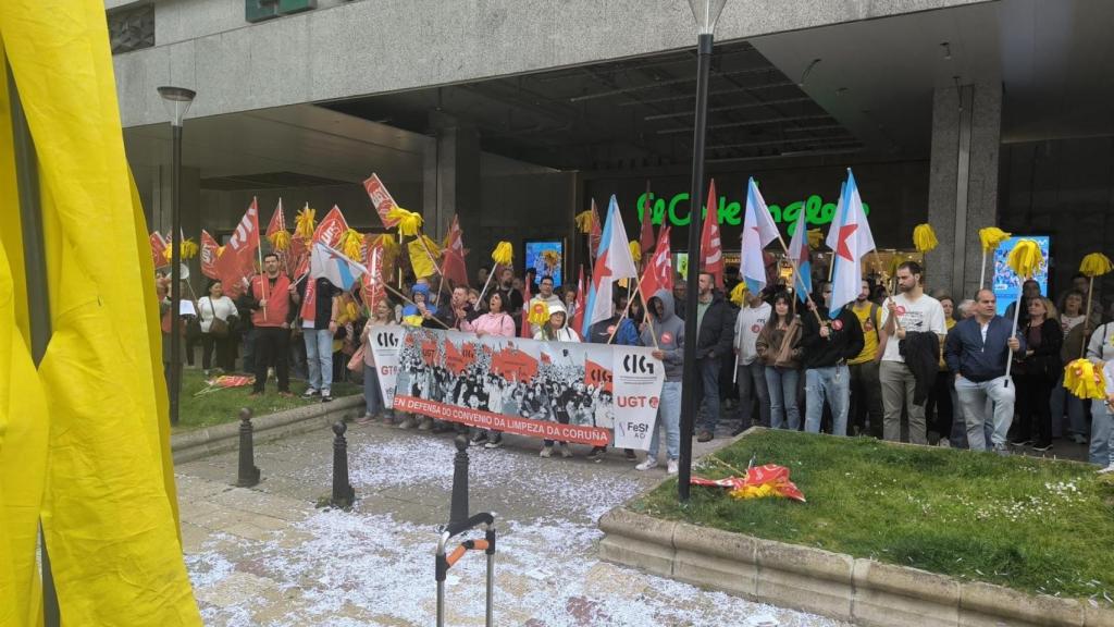 Instante de la manifestación.
