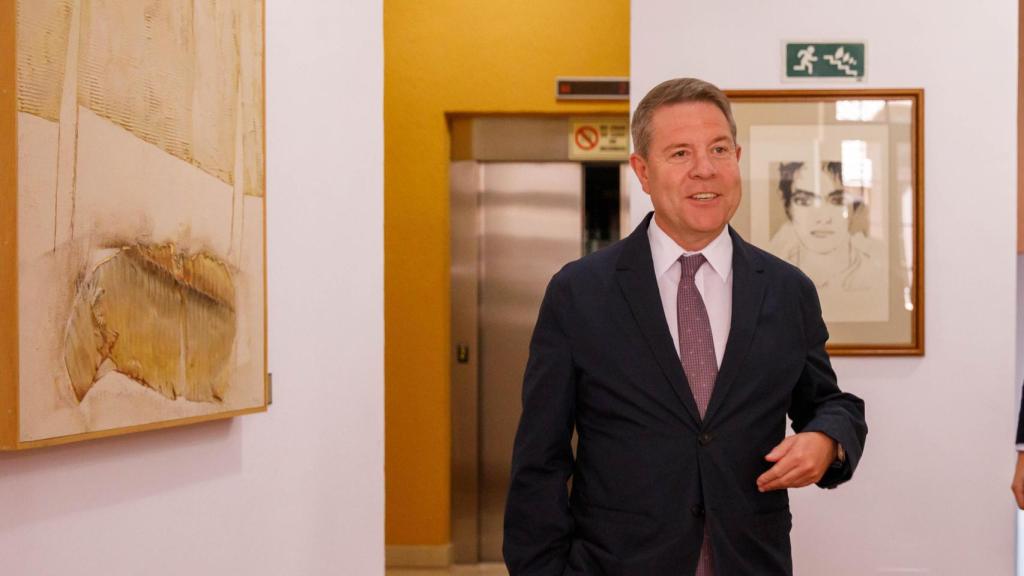 Emiliano García-Page, este jueves en las Cortes de Castilla-La Mancha.