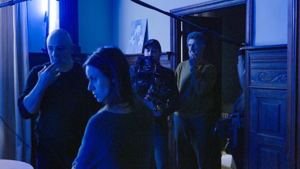 Ibon Cormenzana durante el rodaje de la película. Foto: Clàudia Serra