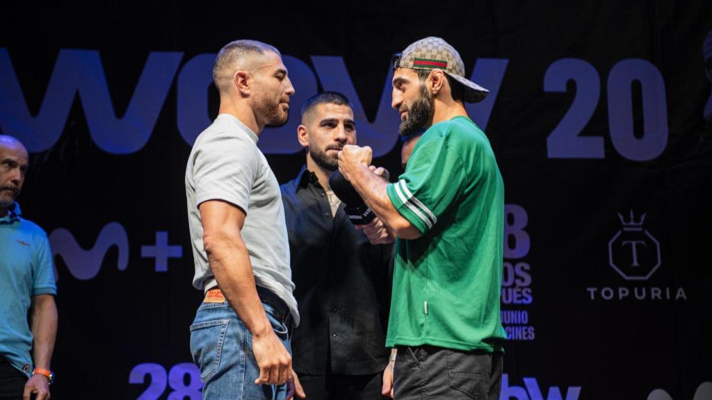 Ignacio Capella y Umakhan Ibragimov, en el cara a cara previo a WOW 20
