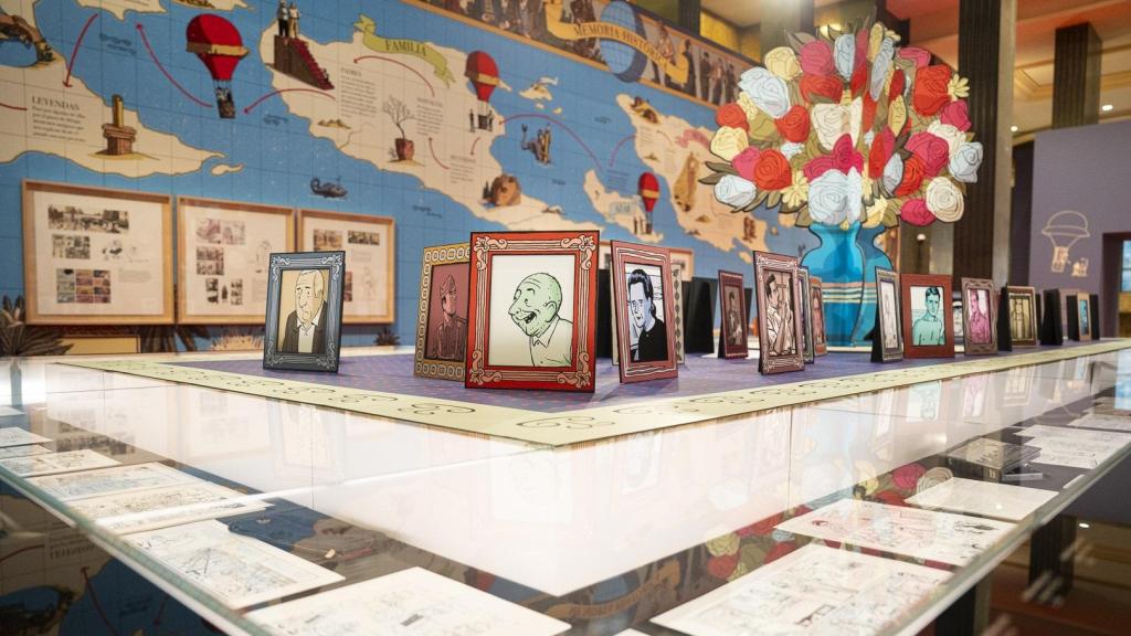 Vista de la exposición de Paco Roca en el Instituto Cervantes, Madrid. Foto: Instituto Cervantes