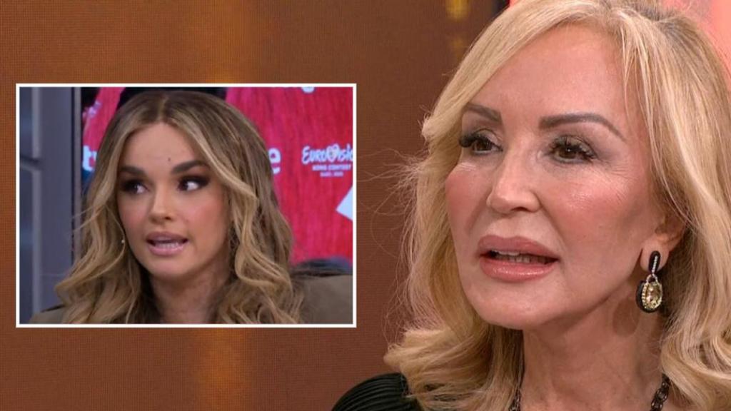 Carmen Lomana y Melody, en un fotomontaje de BLUPER.