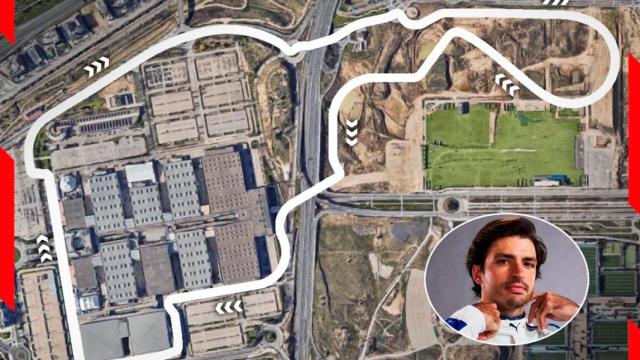 El circuito de Fórmula 1 en Madrid.