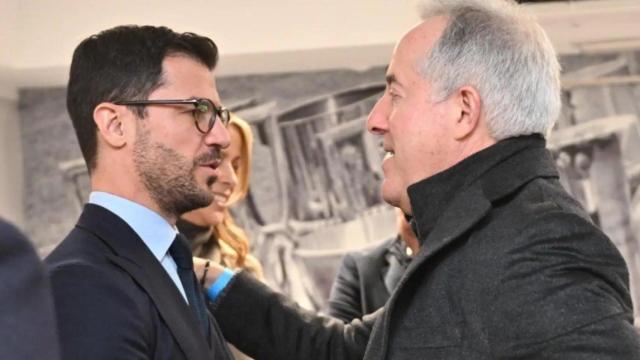 Fernando López junto a Jorge Mas.