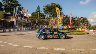 'Cohete' Suárez en el tramo de O Castro.