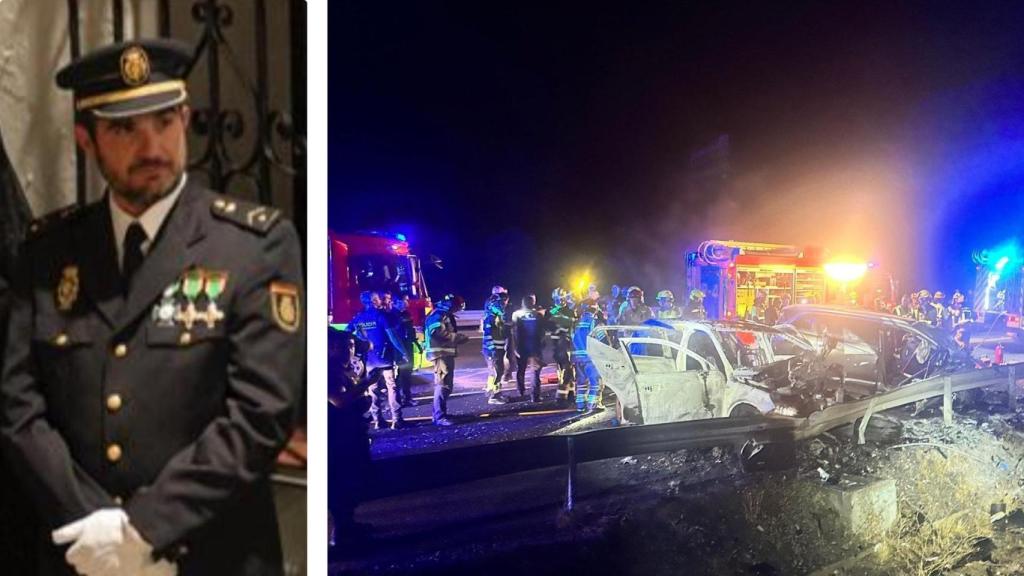 Una imagen de Antonio y el accidente fatal.