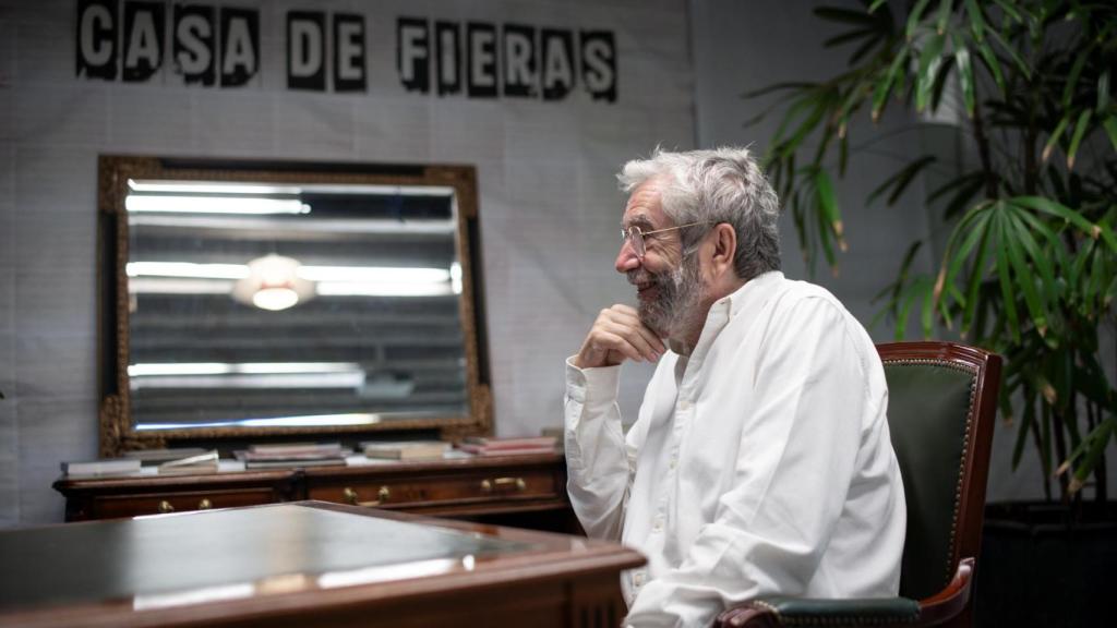 Antonio Muñoz Molina en El Retiro. Foto: Carmen Suárez