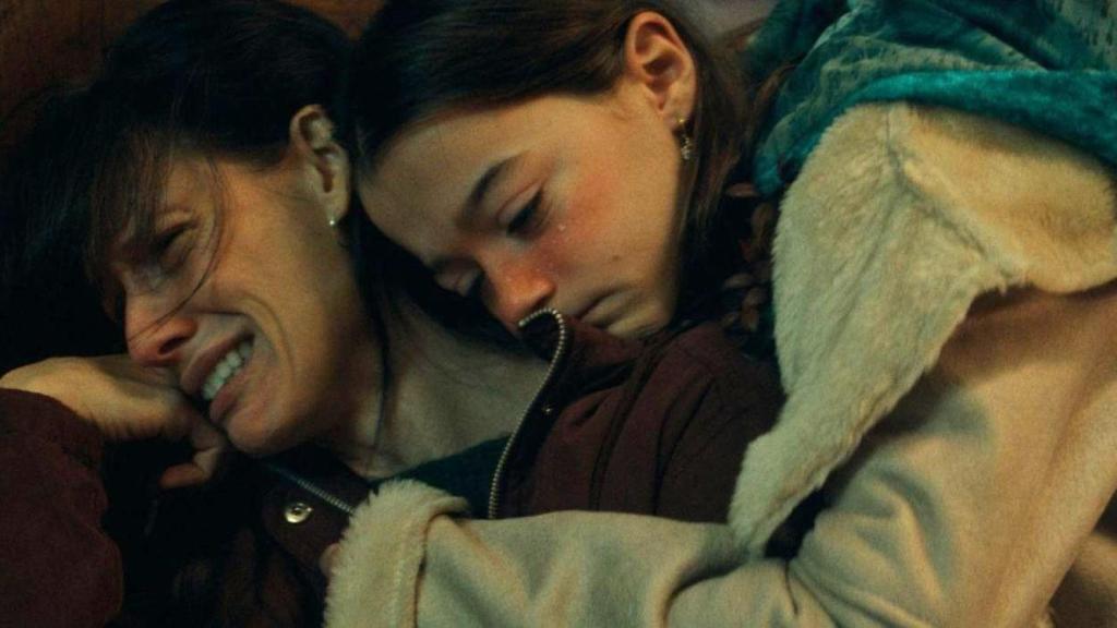 Las protagonistas del filme en una de las escenas más emotivas.