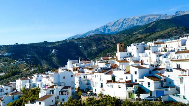 Vistas del pueblo de Salares, en la provincia de Málaga.
