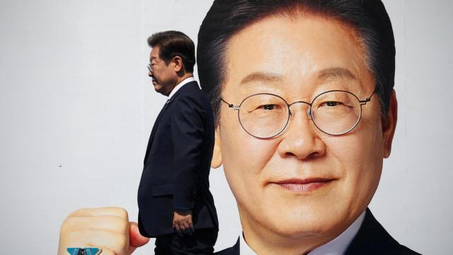 El presidente electo de Corea del Sur, Lee Jae-myung.
