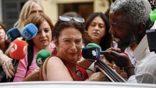 La ya militante socialista Leire Díez y conocida como fontanera de Ferraz, este martes.