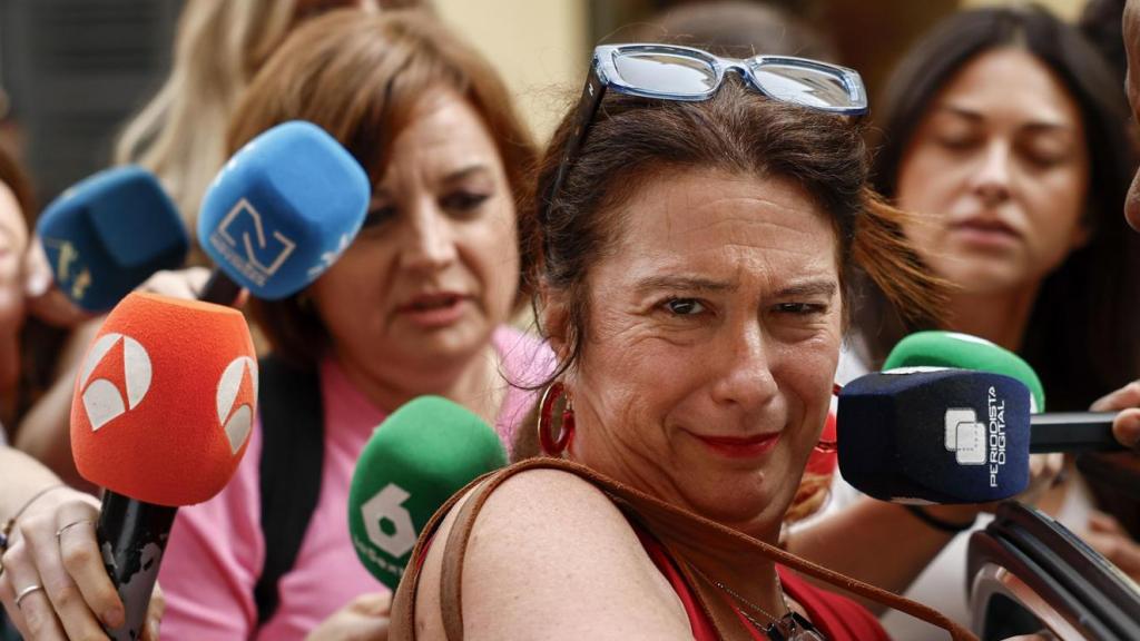 La ya militante socialista Leire Díez y conocida como fontanera de Ferraz, este martes.