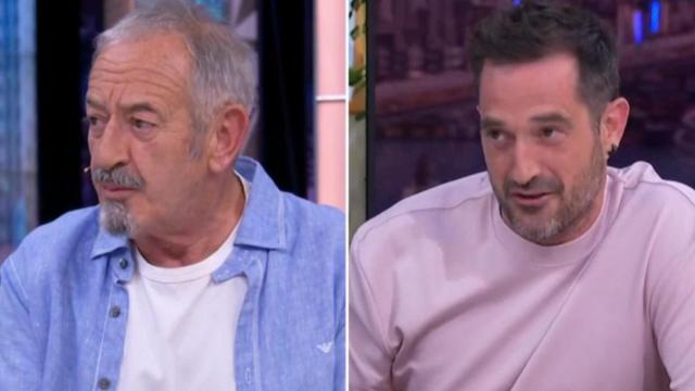 Karlos y Joseba Arguiñano, en su visita a 'El Hormiguero' este jueves.