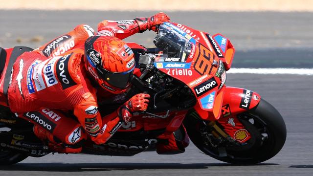 Marc Márquez, durante el Gran Premio de Gran Bretaña en Silverstone