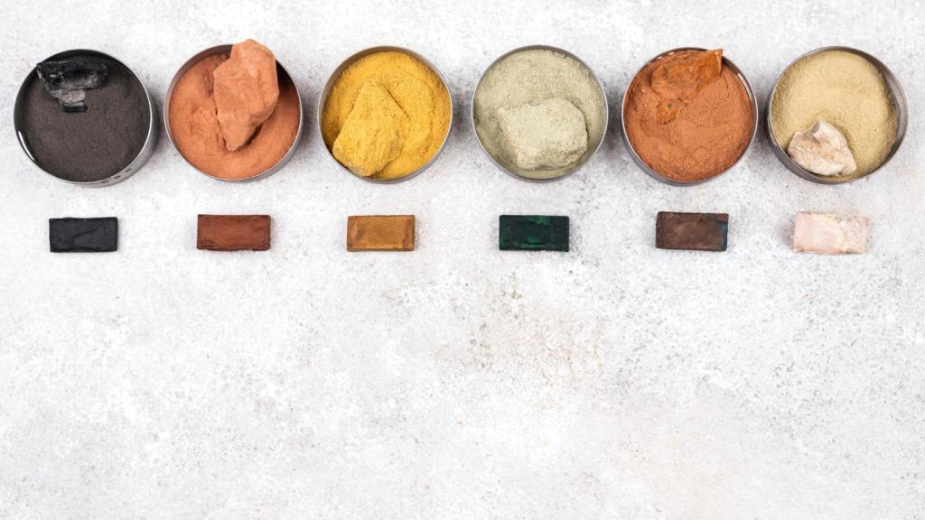 Distintos tipos de arcilla