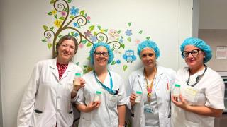 Trabajadoras del Banco de Leche Materna de Vigo