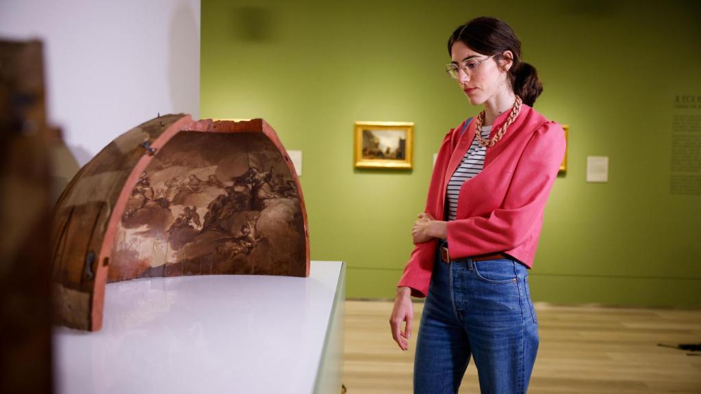 Maquetas de la cúpula del Pilar de Bayeu.