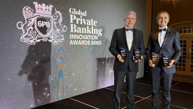 Ramón Satorra, director comercial de banca privada de Banco Sabadell y Xavier Blanquet, director de Negocio de Banca Privada de SabadellUrquijo.