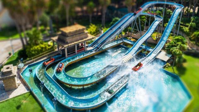 Una de las atracciones del actual parque.