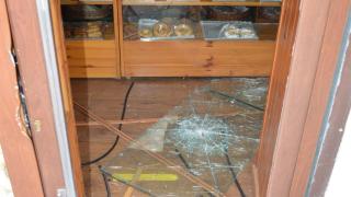 Estado de un comercio de Zamora tras el robo