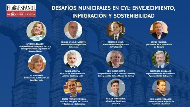 Ponentes del foro 'Desafíos Municipales en Castilla y León'