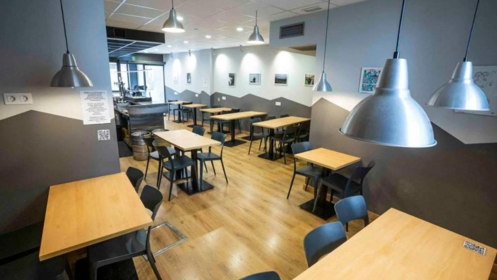 Zona interior del restaurante.