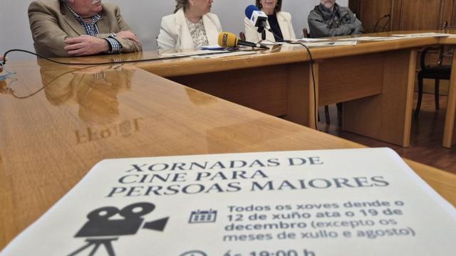 Presentación de las jornadas de cine para personas mayores en Ferrol