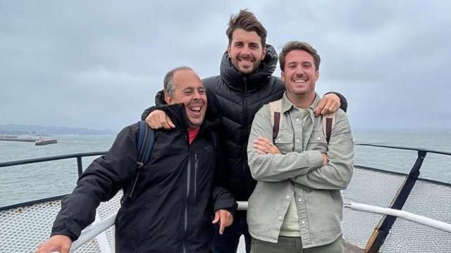 José, Nacho y Álex, los socios tras el imperio de la Champions Burger. EE