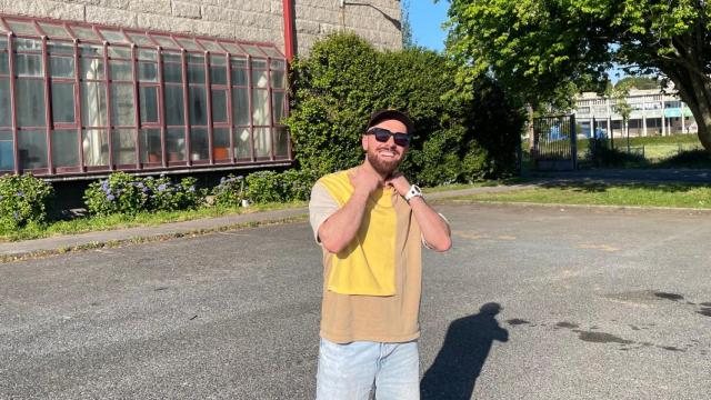 Ángel Vázquez, el fundador de Rufus, en el recinto donde se celebrará el evento.