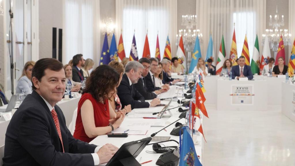 El presidente de la Junta de Castilla y León, Alfonso Fernández Mañueco, participa en la XXVIII Conferencia de Presidentes Autonómicos.