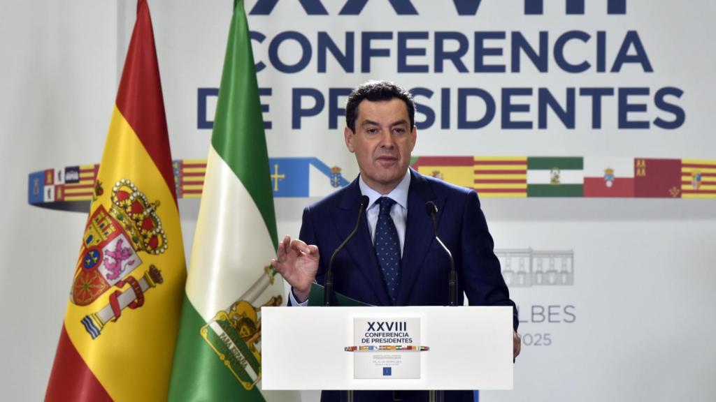 El presidente de la Junta de Andalucía, Juanma Moreno.