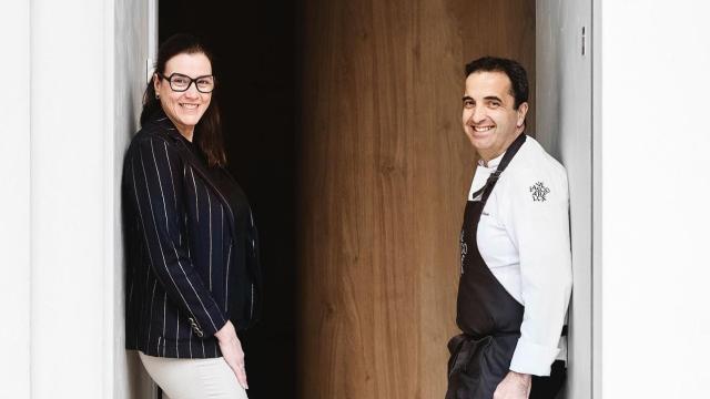 Montse Abellà y Óscar Velasco, los dueños del restaurante VelascoAbellà en Madrid