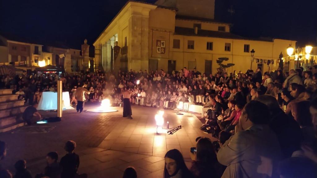 Una de las actividades en el Mercado Comarcal y la Feria Agroalimentaria de Villalón