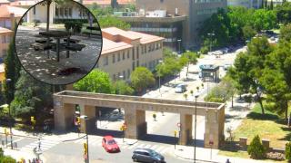 Imagen del campus San Francisco de la Universidad de Zaragoza donde ha ocurrido el apuñalamiento