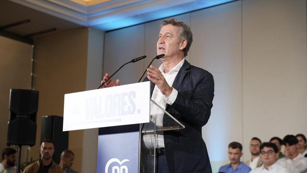 El presidente del PP, Alberto Núñez Feijóo.