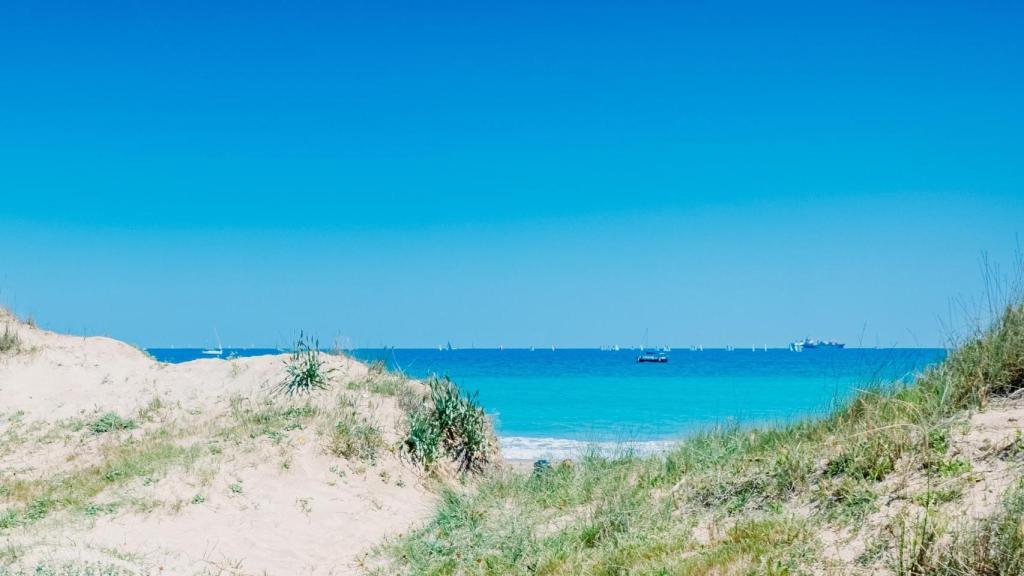 La playa de El Saler en la Albufera valenciana