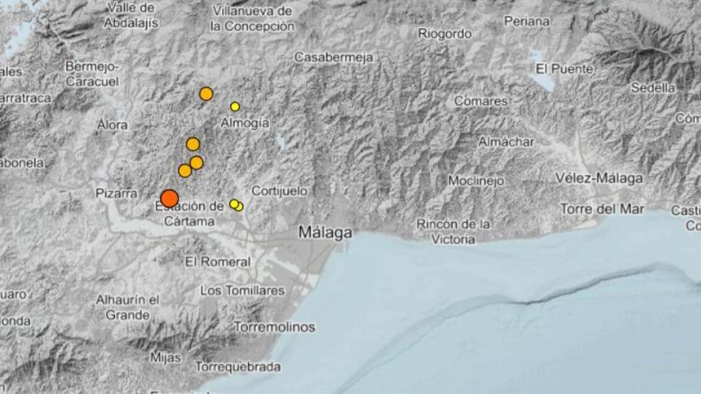 Los movimientos recogidos por el IGN.