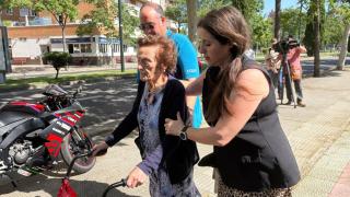 Julia, superviviente del trágico incendio en una residencia de ancianos en Zaragoza