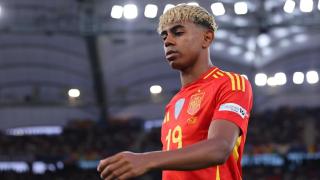 Lamine Yamal, con la Selección